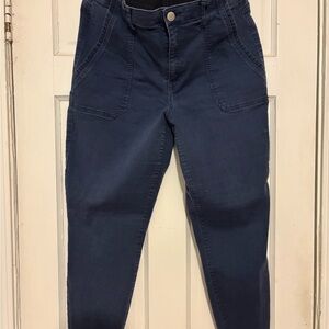 Knox Rose Women's Dark Blue Ankle Jeans